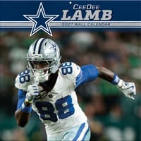 image NFL Dallas Cowboys CeeDee Lamb 2027 Wall Calendar Main  Product Image