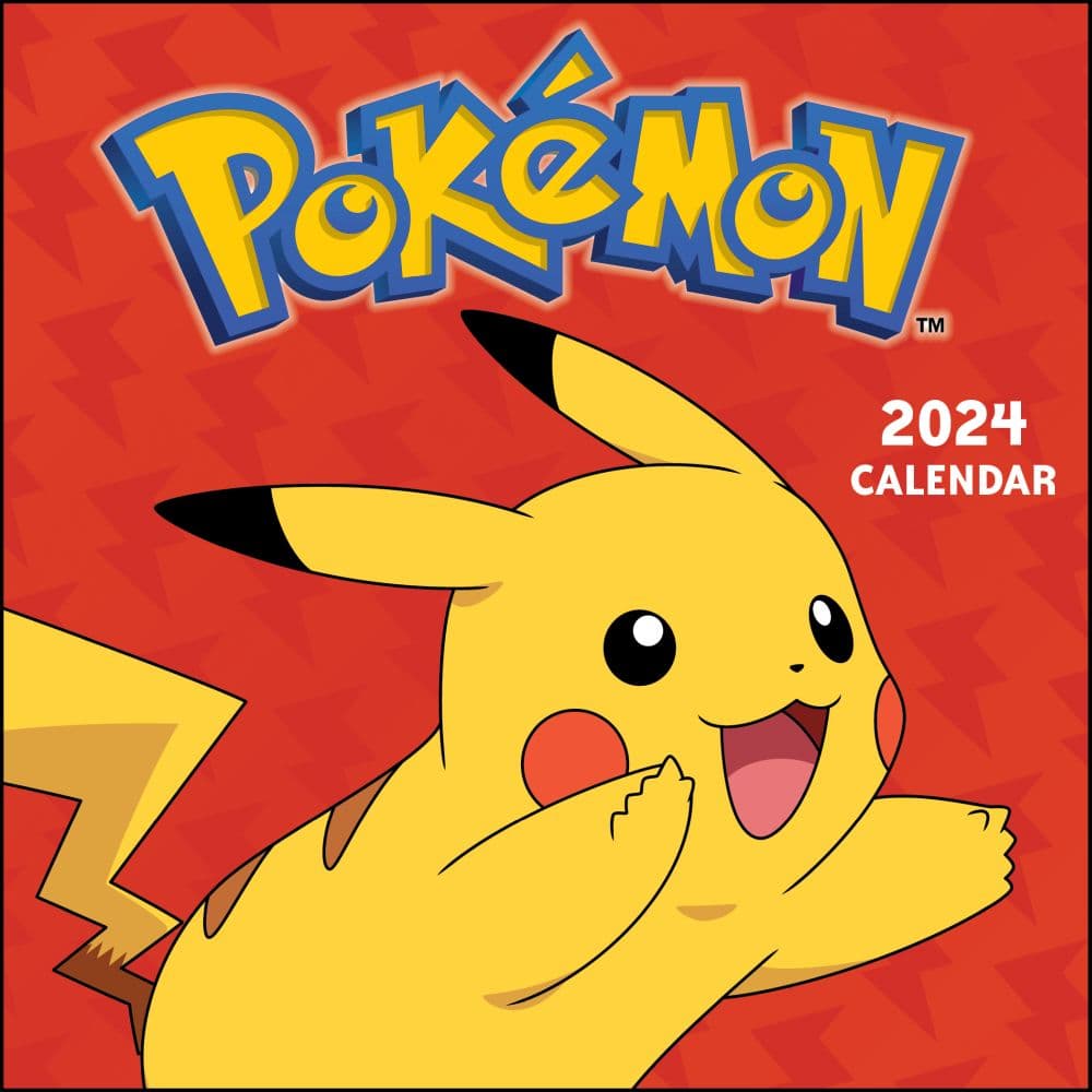Pokemon 2024 Mini Wall Calendar Main Product Image width=&quot;1000&quot; height=&quot;1000&quot;