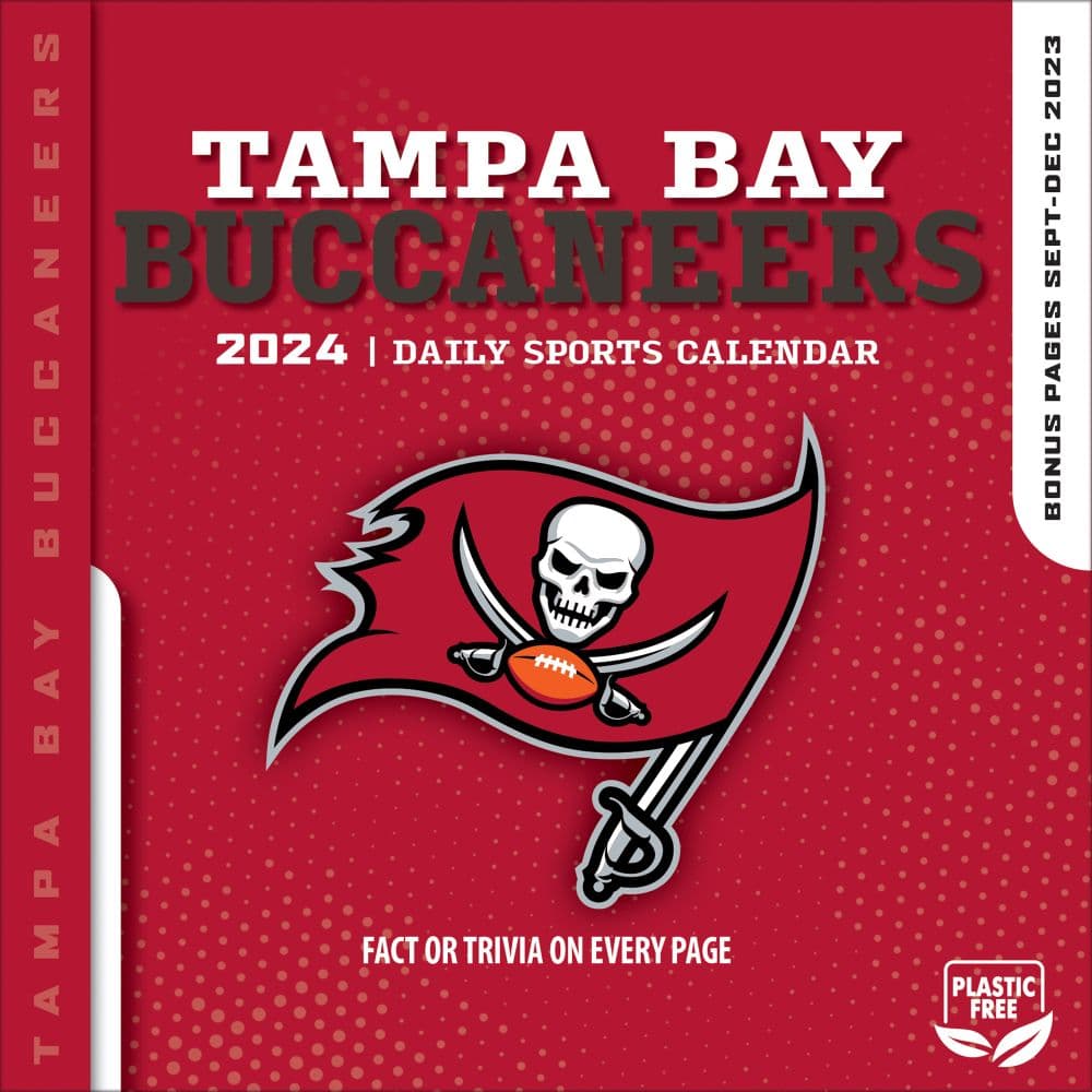 NFL Tampa Bay Buccaneers 2024 Desk Calendar 