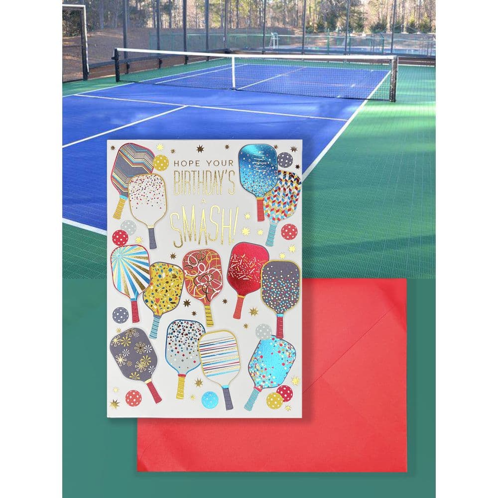 Pickleball Smash Birthday Card Alt7