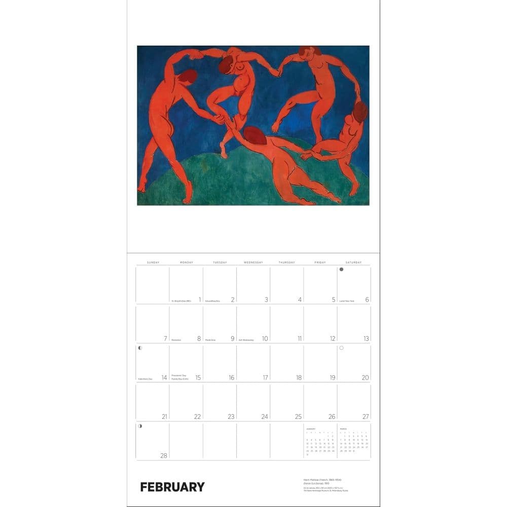 Henri Matisse 2027 Wall Calendar Third Alternate Image