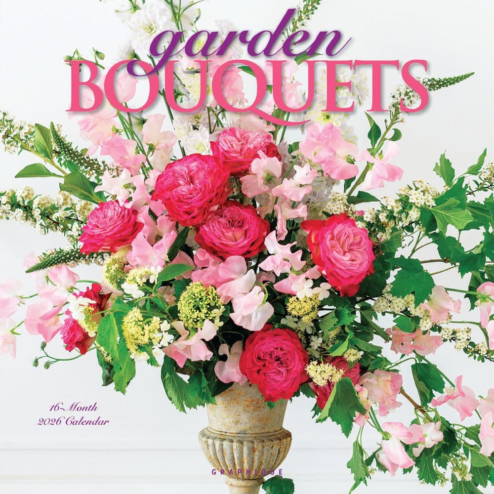 Garden Bouquets 2026 Wall Calendar Main Image
