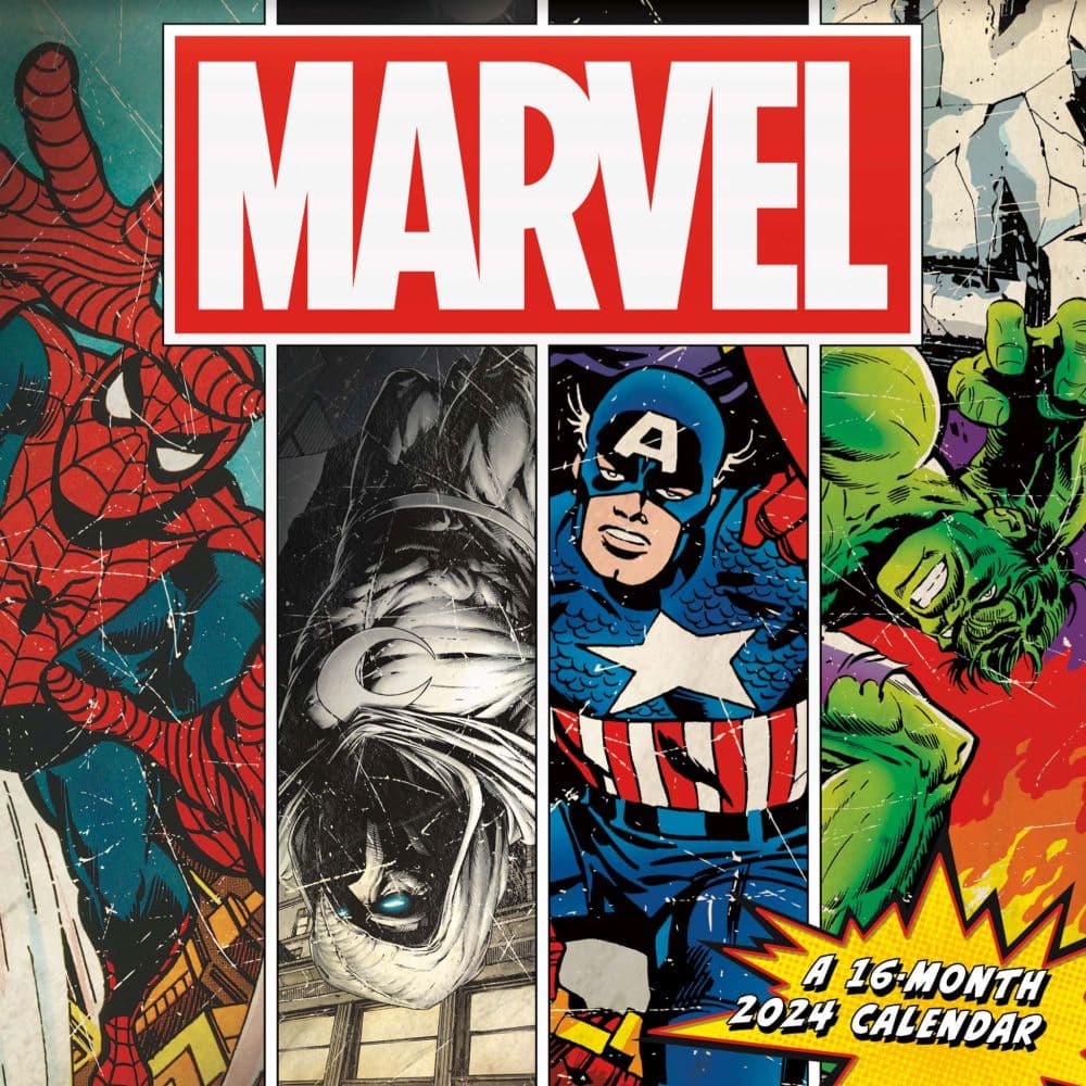 Marvel Comics 2024 Wall Calendar - Calendars.com