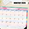 image Watercolor Stripes 22x17 2026 Desk Pad Third Alternate Image