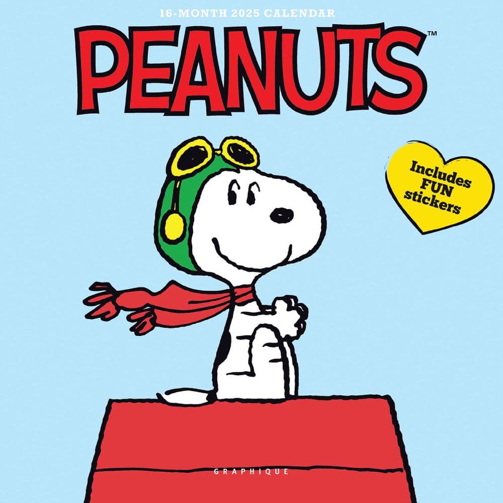 Peanuts 2025 Mini Wall Calendar _Main Image