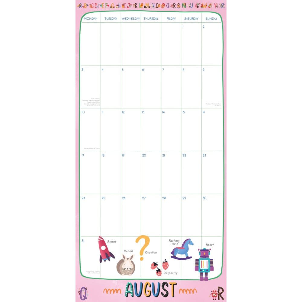 My Family Organiser 2026 Wall Calendar Third Alternate Image