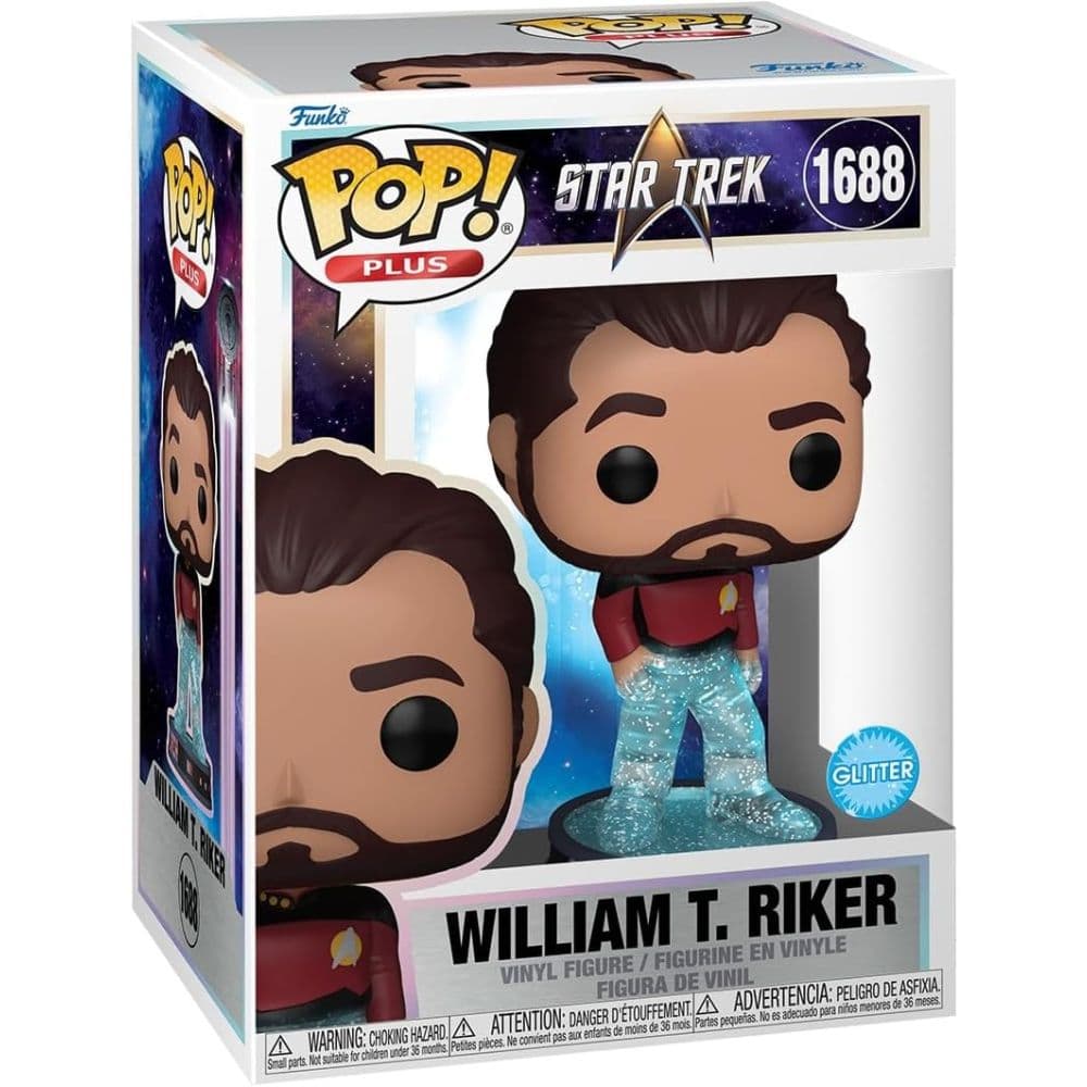 Funko POP Plus Star Trek Transporter Riker First Alternate Image