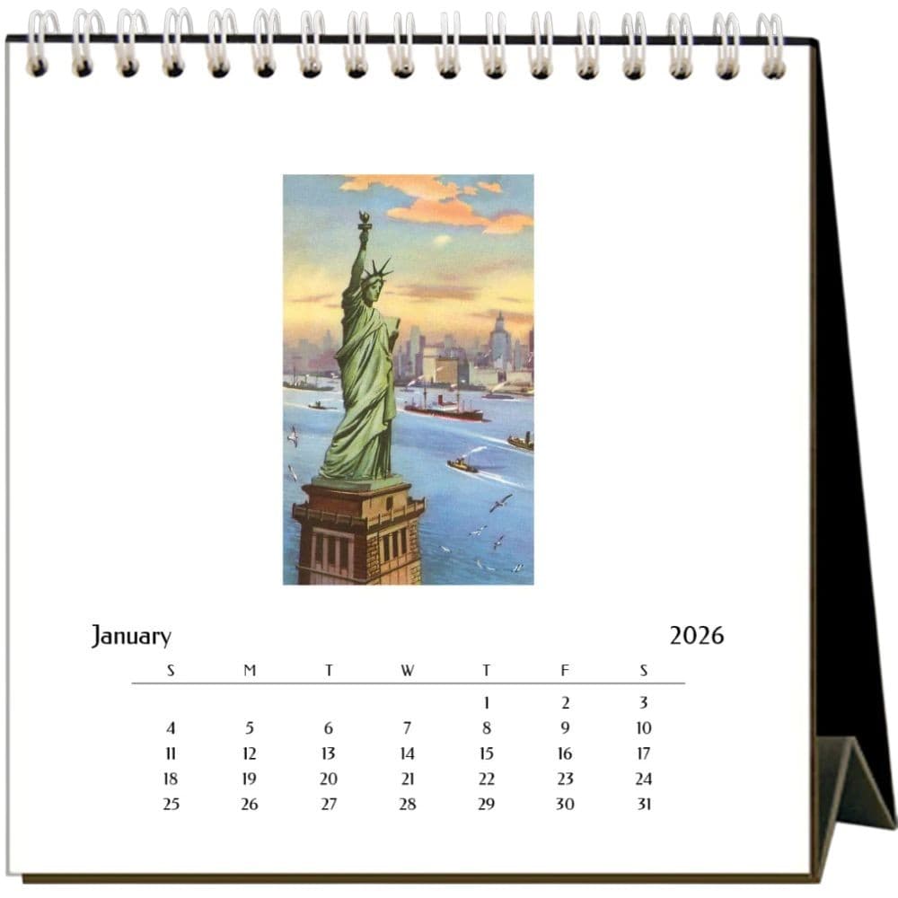 New York City Nostalgic 2026 Easel Desk Calendar Second Alternate Image