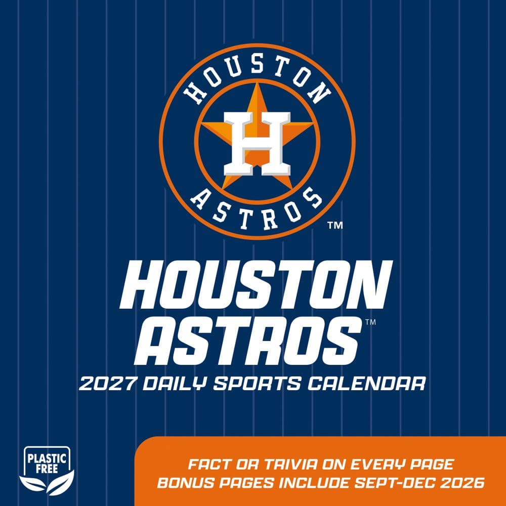 MLB Houston Astros 2027 Desk Calendar First Alternate Image
