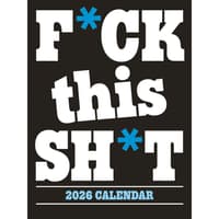 image Fck This Shit 2026 Mini Wall Calendar Main Image
