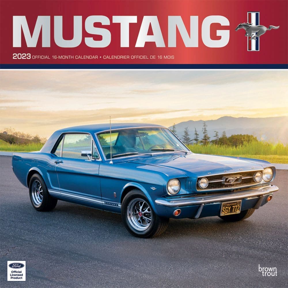 Mustang 2023 Wall Calendar