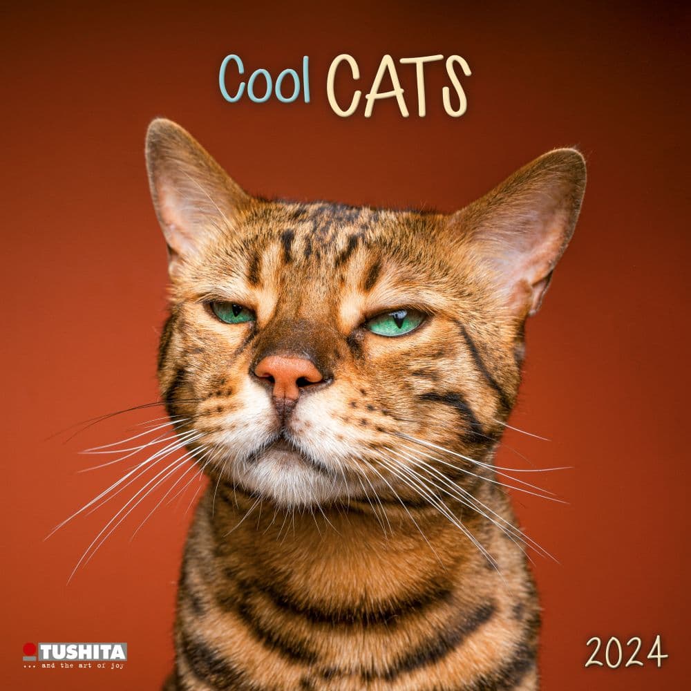 Cool Cats 2025 Wall Calendar