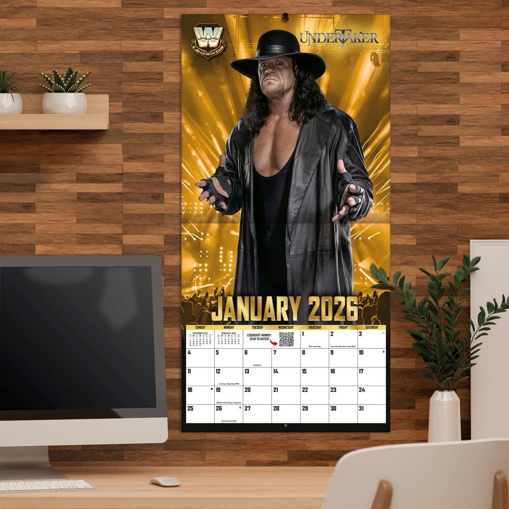 WWE Legends 2026 Wall Calendar Fifth Alternate Image