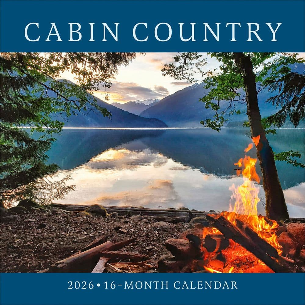 Cabin Country 2026 Wall Calendar Main Product Image