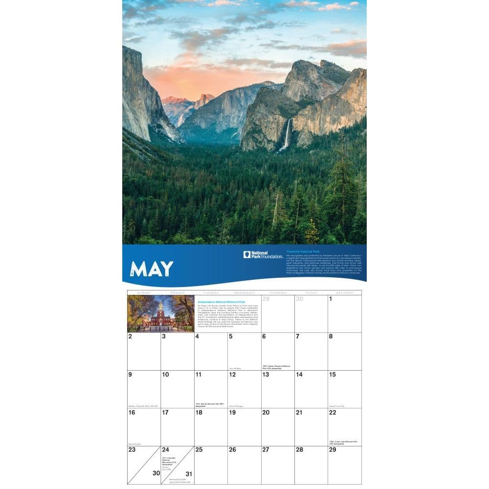2019-national-park-foundation-wall-calendar-calendar-wall-calendar-july-1-2018-park