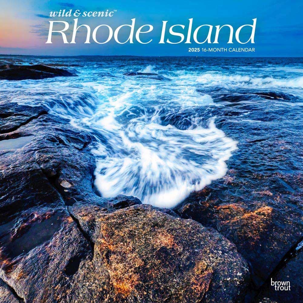 Rhode Island 2025 Wall Calendar