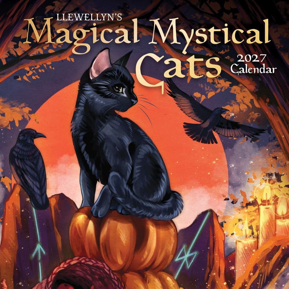 Magical Mystical Cats 2027 Wall Calendar Main Product Image
