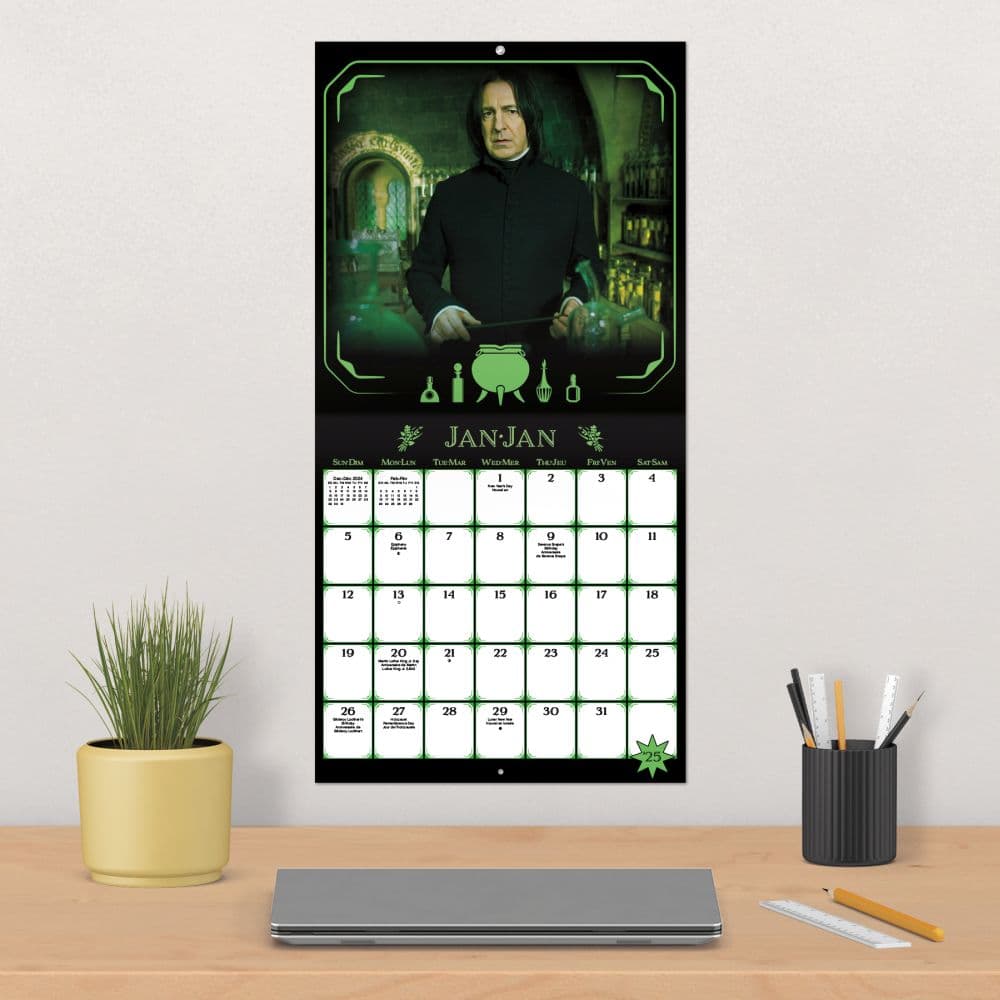 Harry Potter 2025 Wall Calendar Alt4