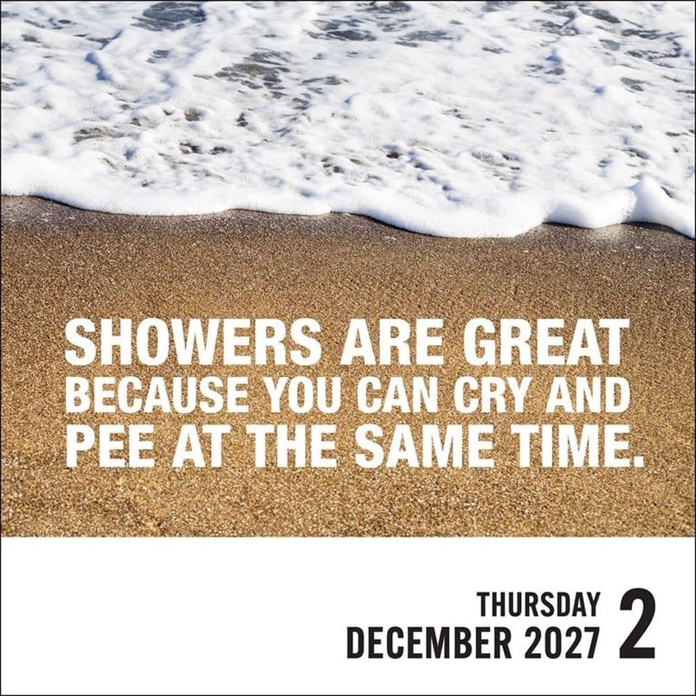 Unspirational 2027 Desk Calendar Fourth Alternate Image