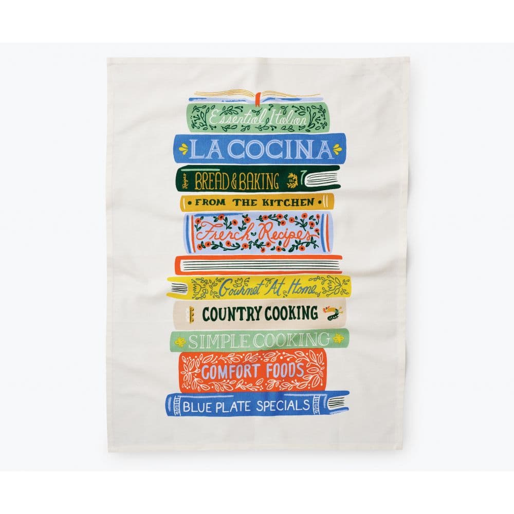 Cookbooks Tea Towel Alternate Image 1