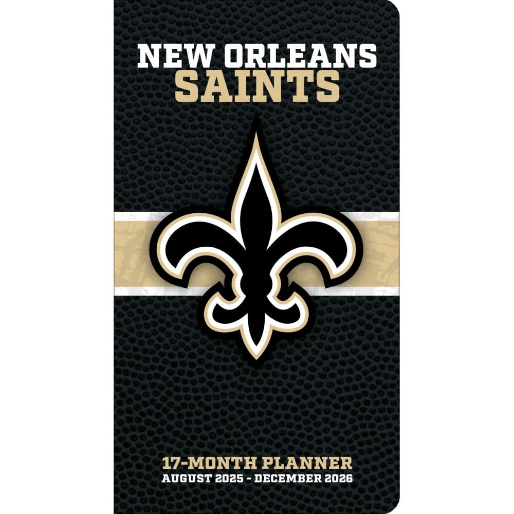 NFL New Orleans Saints 17 Month 2026 Pocket Planner Main Product Image