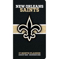 image NFL New Orleans Saints 17 Month 2026 Pocket Planner Main Product Image