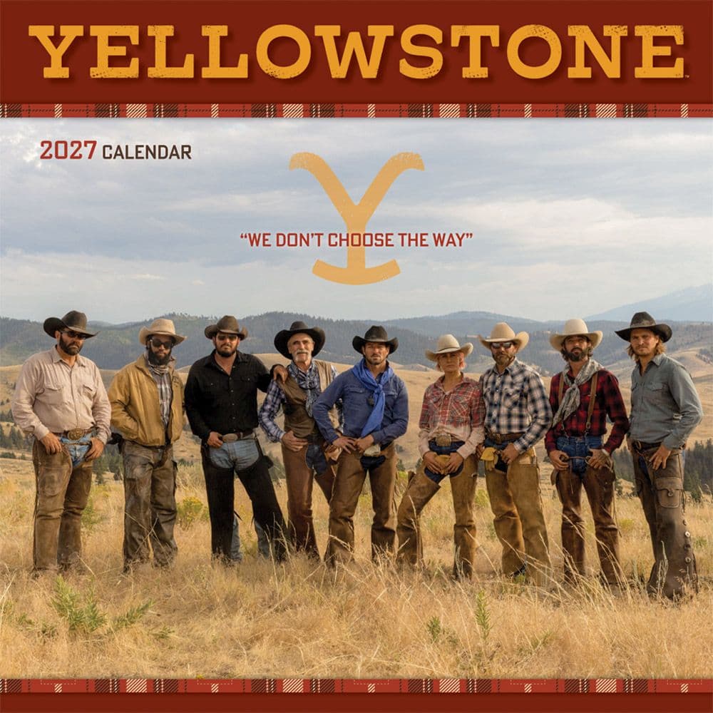 Yellowstone TV 2027 Wall Calendar Main Product Image