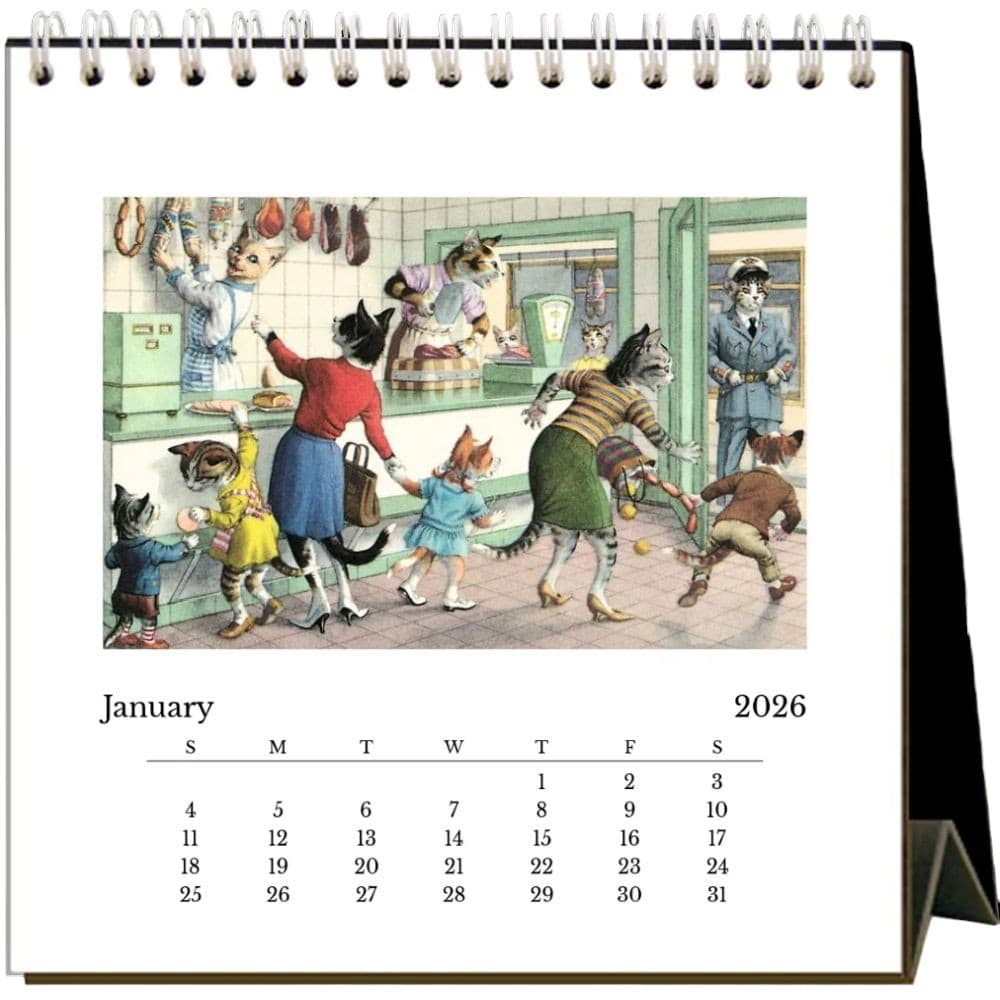 Crazy Cats 2026 Easel Desk Calendar Second Alternate Image