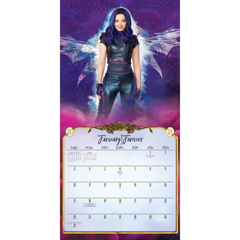 Descendants 2 Calendar 2022 December Calendar 2022