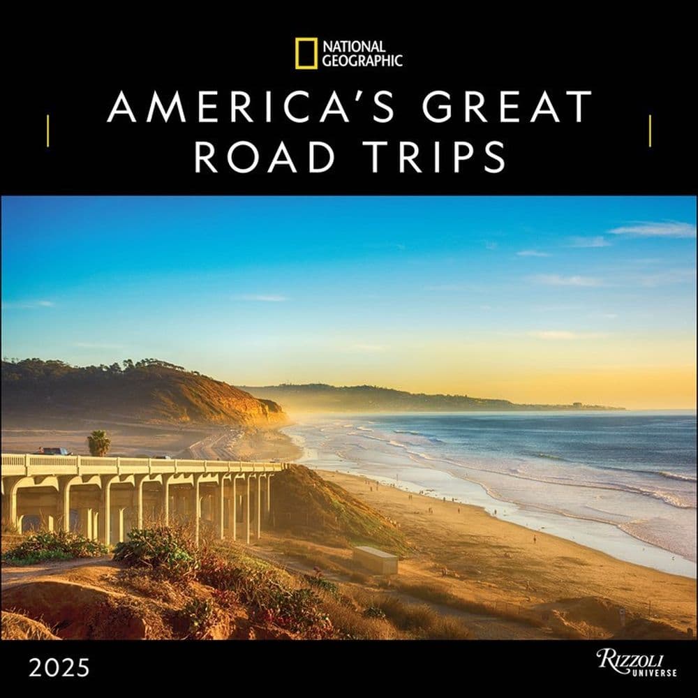 National Geographic American Roadtrips 2025 Wall Calendar Main Product Image width=&quot;1000&quot; height=&quot;1000&quot;