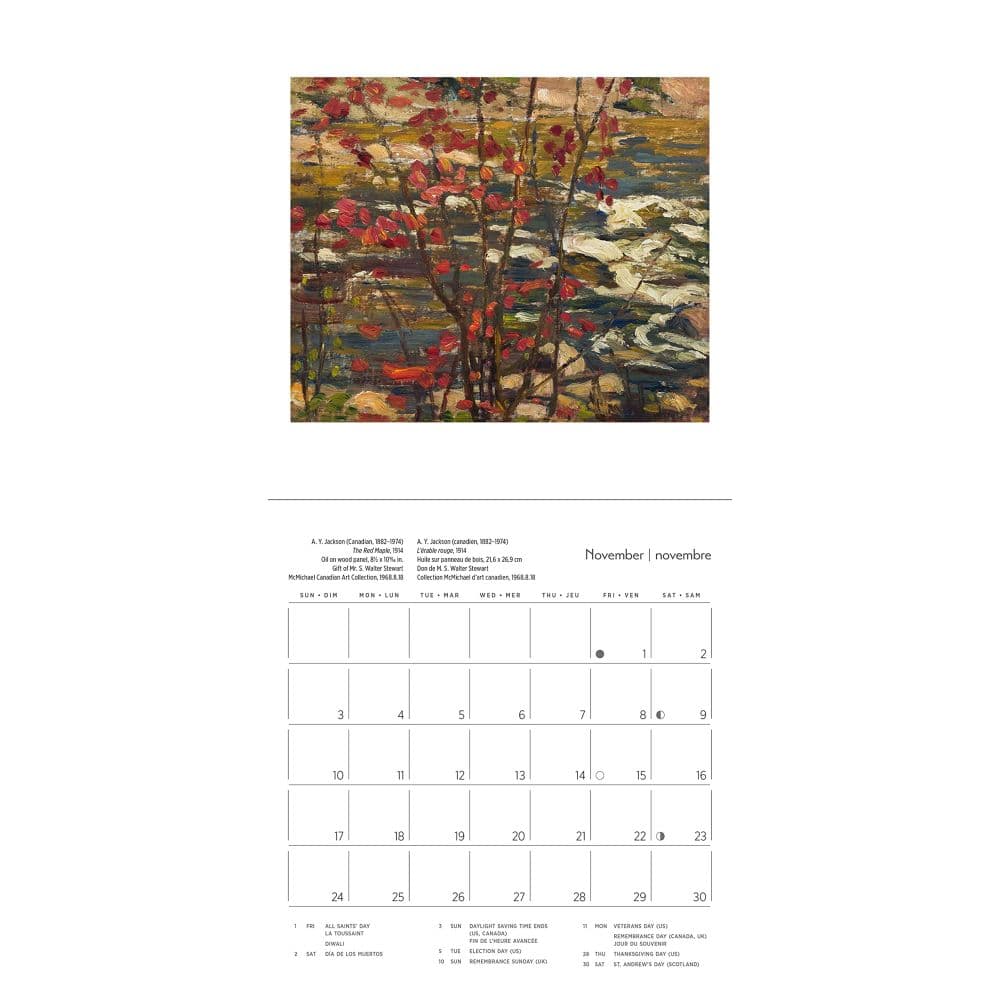 Group of Seven 2024 Mini Wall Calendar