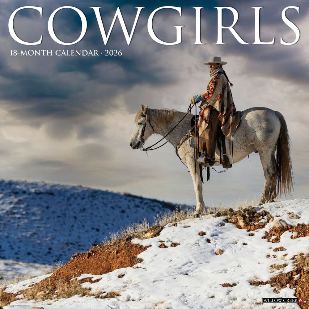 Cowgirls 2026 Wall Calendar  Main Image