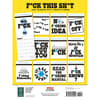 image Fck This Shit 2026 Mini Wall Calendar First Alternate Image
