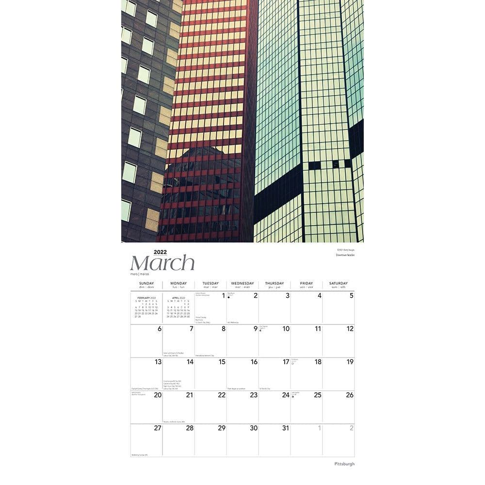 Pittsburgh 2022 Wall Calendar - Calendars.com