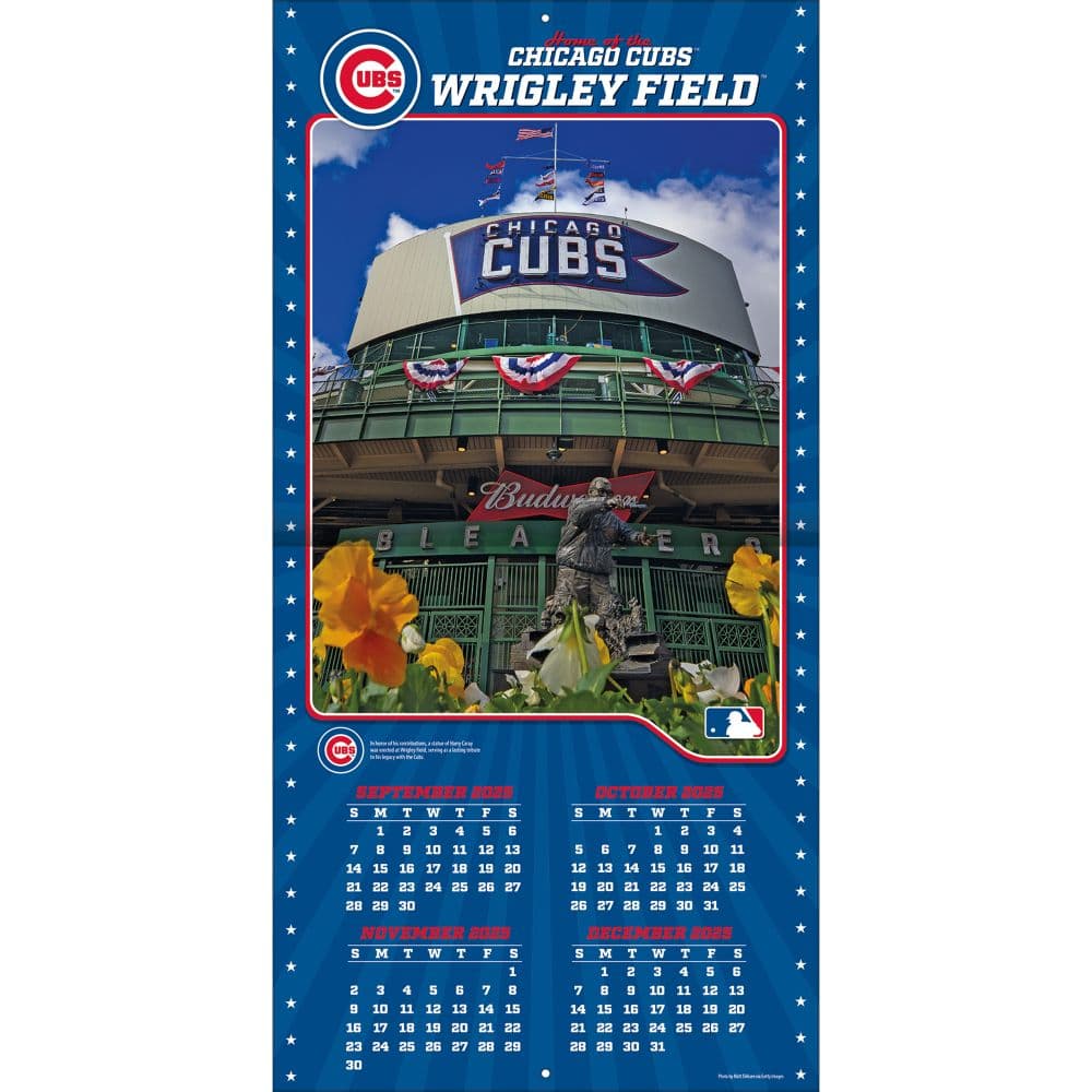 MLB Iconic Ballparks 2026 Wall Calendar Second Alternate Image