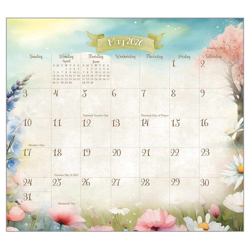 Faithful Heart and Home by Nancy Mink 2026 Wall Calendar Third Alternate Image