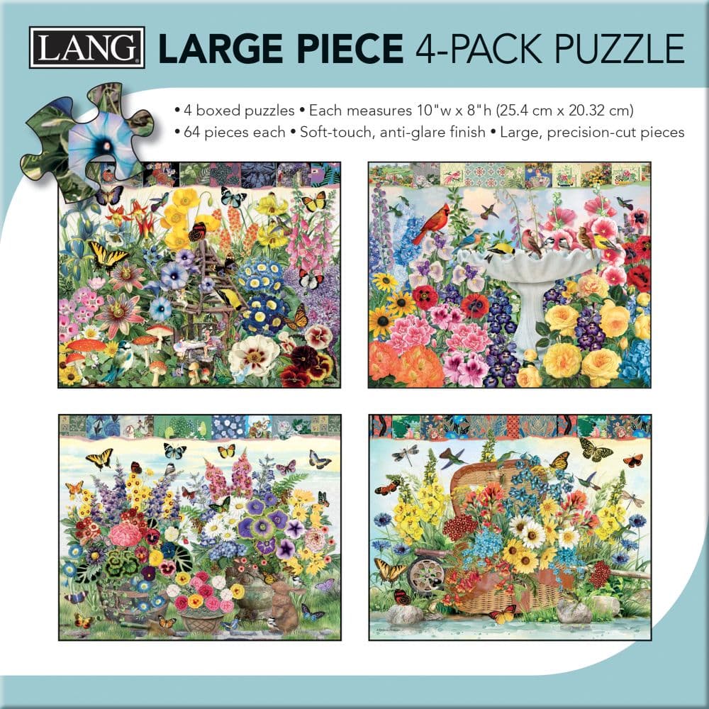 Garden Botanicals Large Piece Puzzle Main Product Image