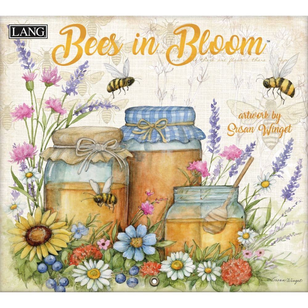 Bees In Bloom 2027 Wall Calendar Main Product Image
