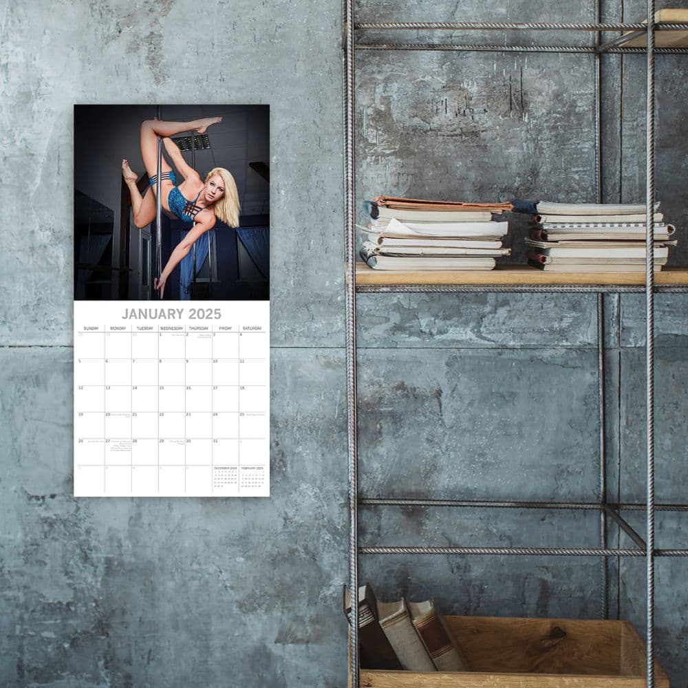 Pole Dancers 2025 Wall Calendar - Calendars.com