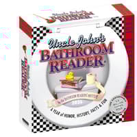 image Bathroom Reader 2026 Desk Calendar Main Product Image