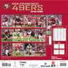 image NFL San Francisco 49ers 2025 Wall Calendar back cover