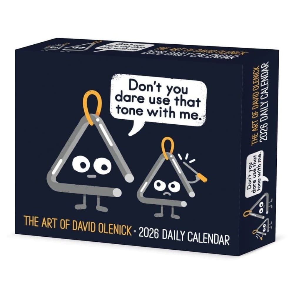 image The Art of David Olenick 2026 Desk Calendar Main Product Image