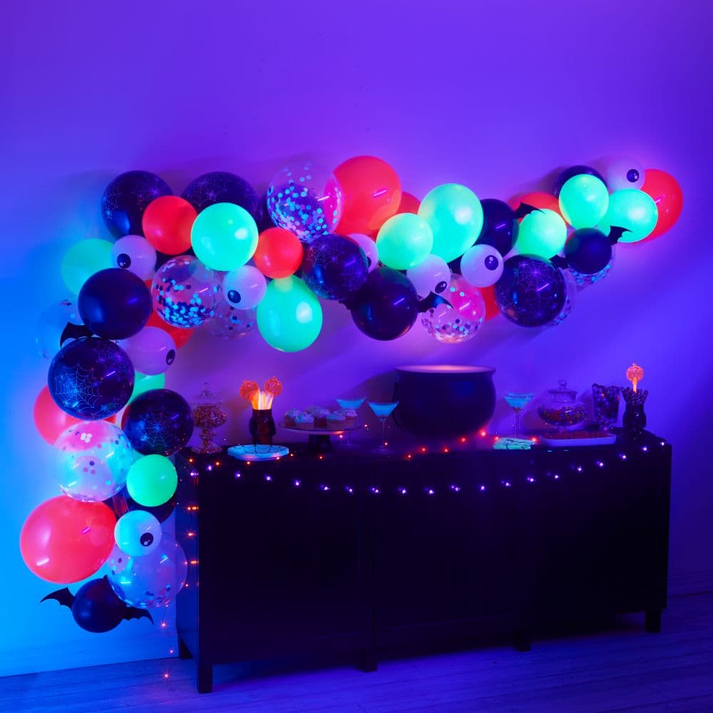Bats Halloween Balloon Garland Second Alternate Image