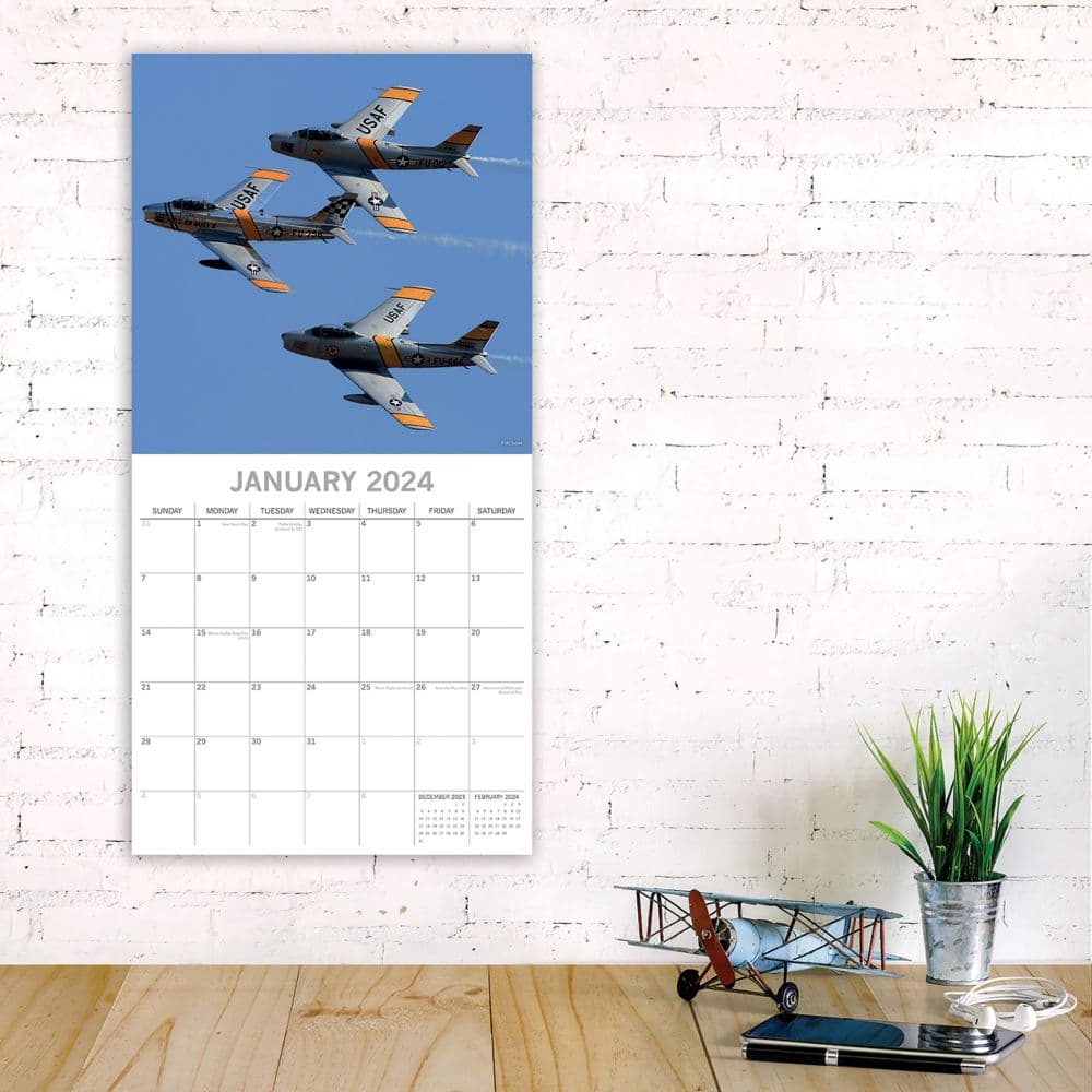 Warbirds 2024 Wall Calendar - Calendars.com