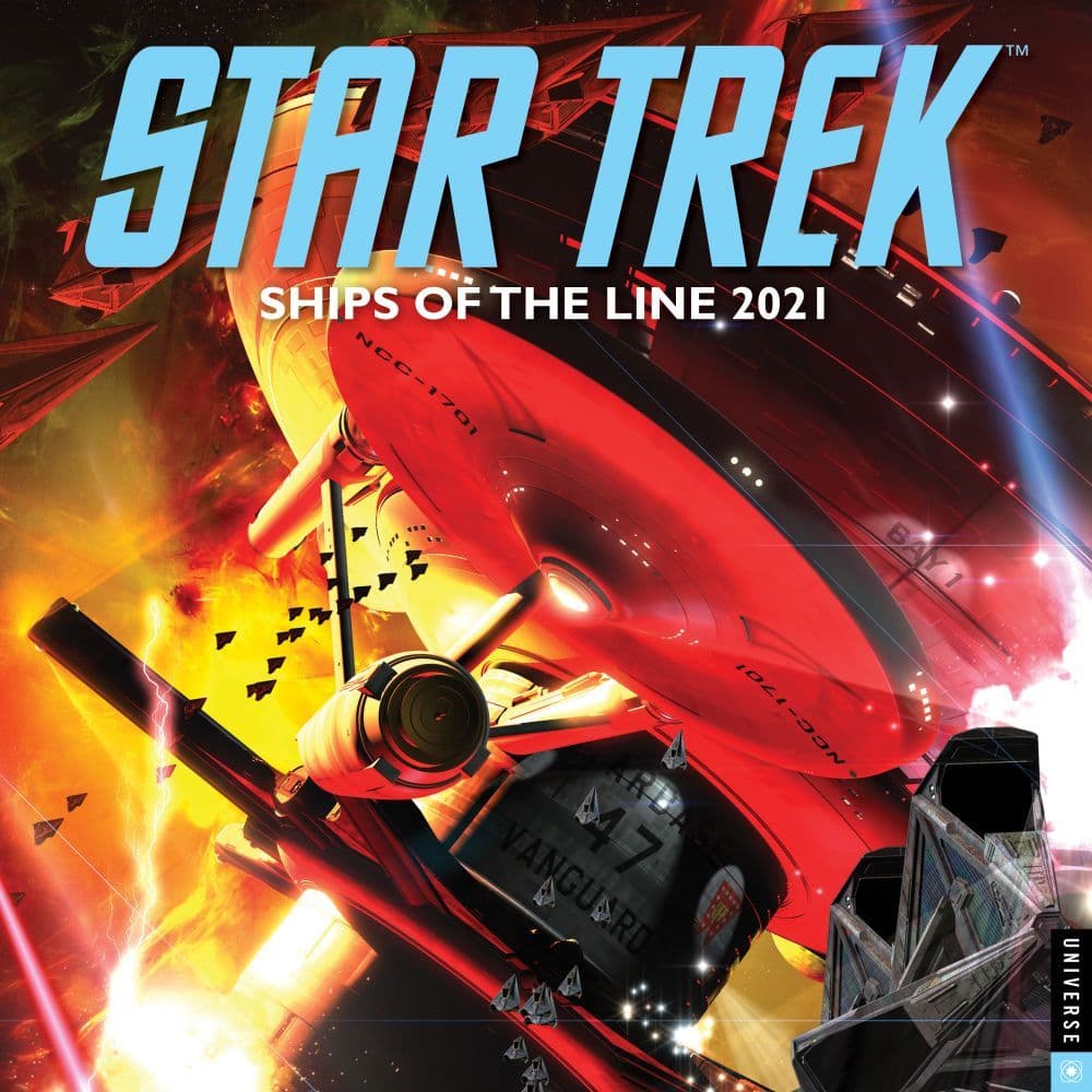 2021 Star Trek Ships Wall Calendar