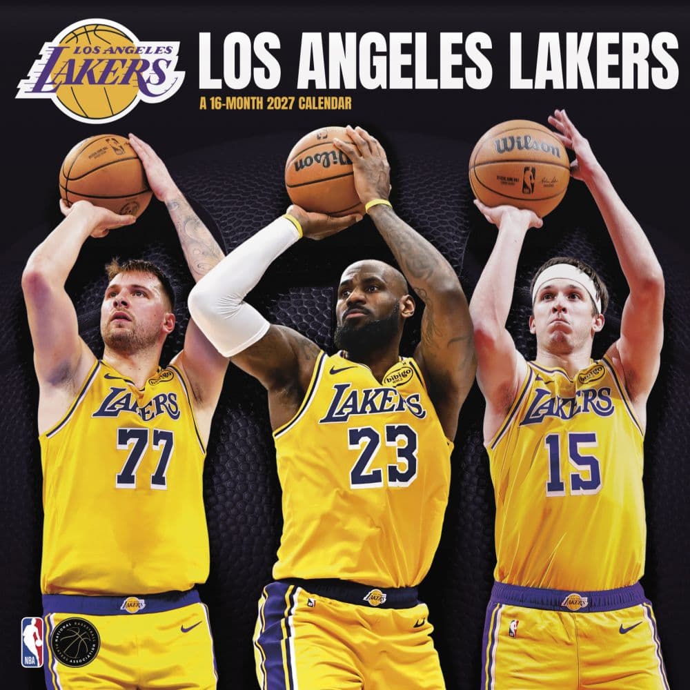 Los Angeles Lakers 2027 Wall Calendar