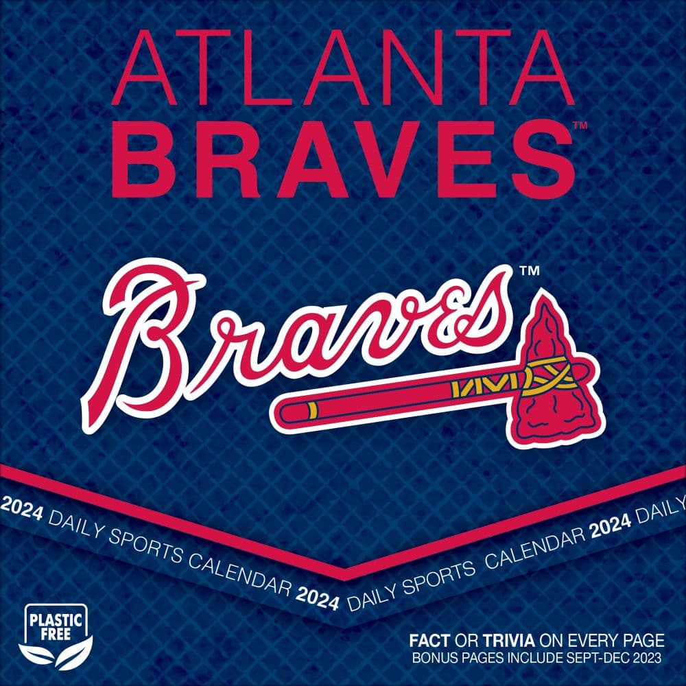 MLB Atlanta Braves 2024 Desk Calendar