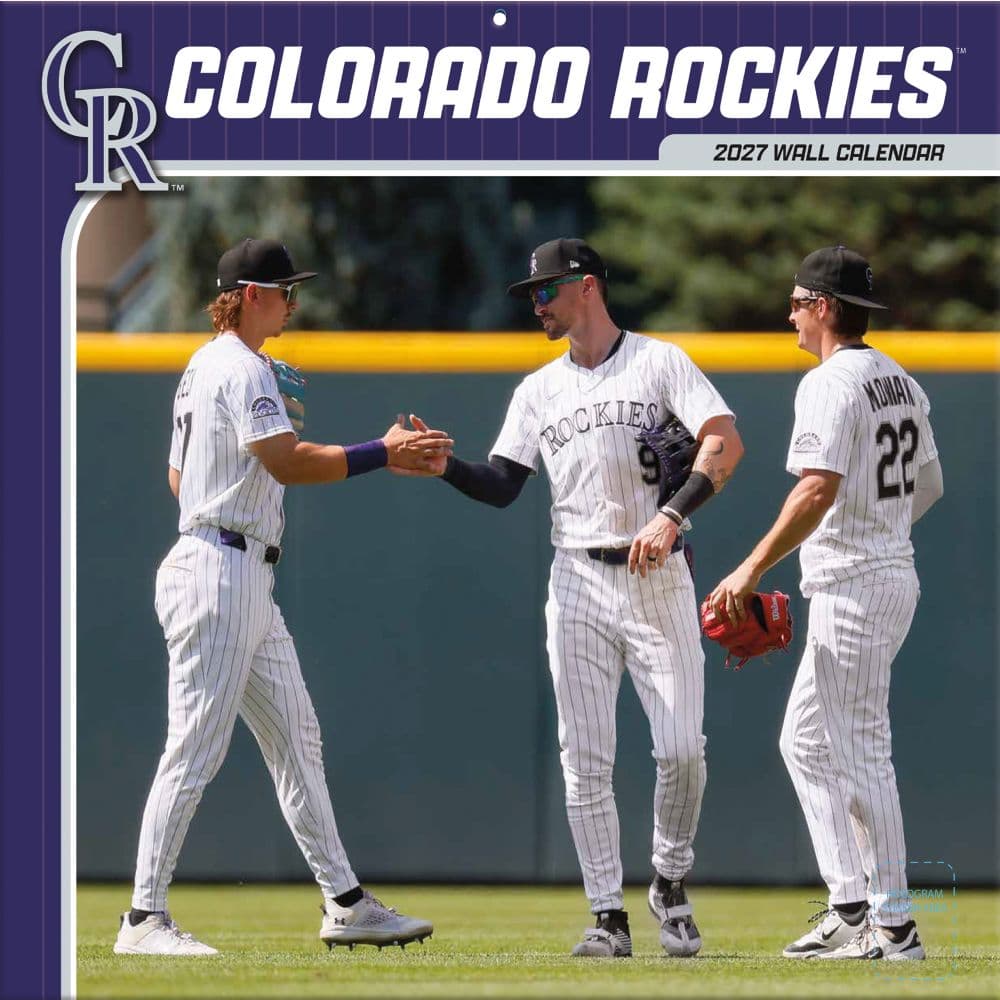 MLB Colorado Rockies 2027 Wall Calendar Main Product Image
