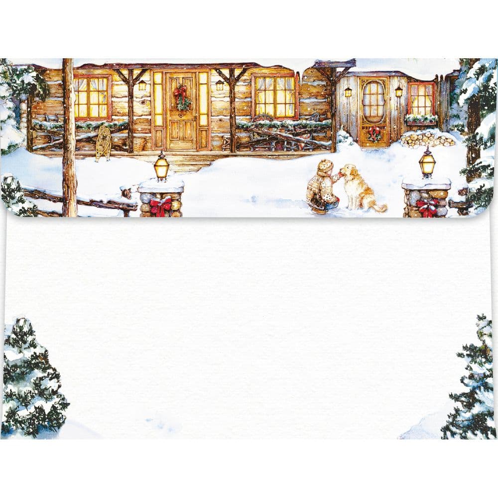 Warm Welcome by Laura Berry Boxed Christmas Cards Alt4