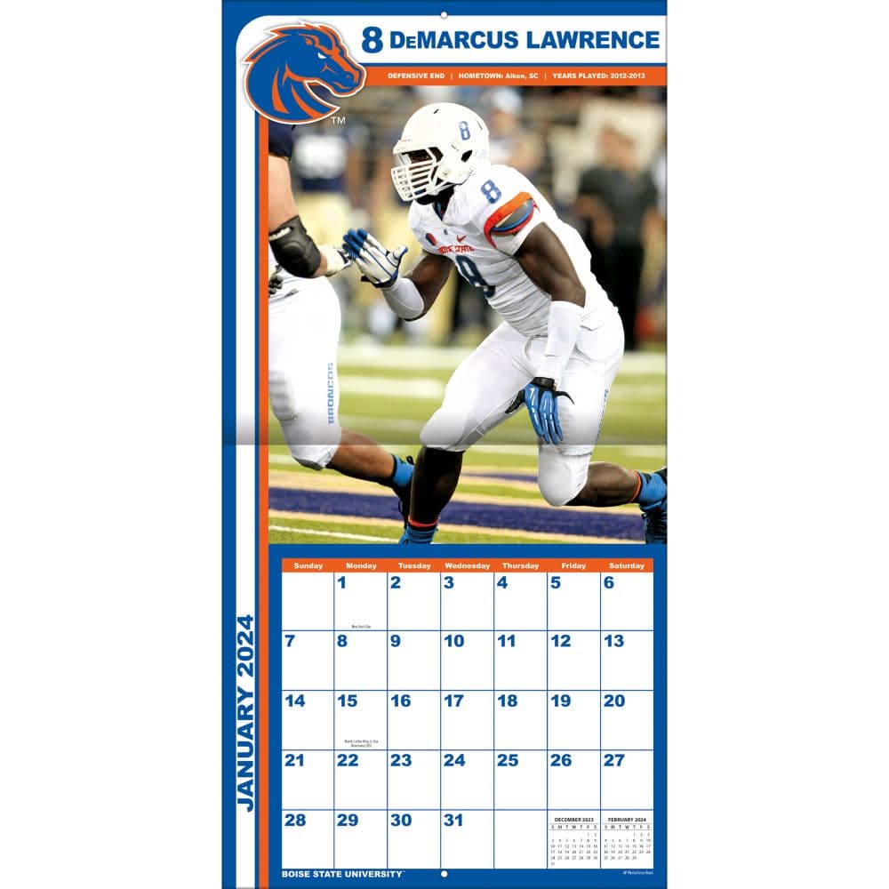 Boise State Broncos 2024 Wall Calendar Second Alternate Image width=&quot;1000&quot; height=&quot;1000&quot;